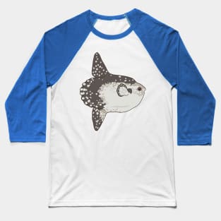 Ocean Sunfish (Mola Mola) Baseball T-Shirt